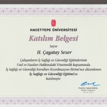 Uzm. Dkt. H. Çağatay Sezer fotoğraf 8