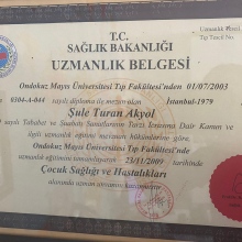 Uzm. Dr. Şule Turan Akyol fotoğraf 3
