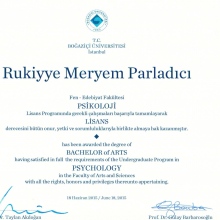Uzm. Kl. Psk. Rukiyye Meryem Parladıcı fotoğraf 1